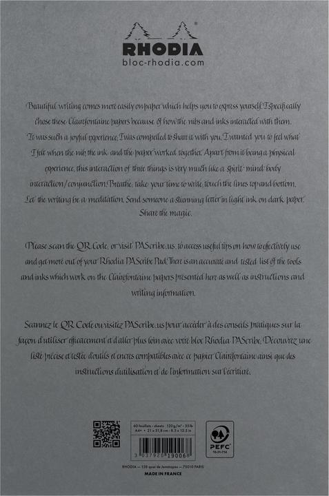 Actual product image Rhodia Together. +PAScribe (A4+, Special ruling, Soft cover)