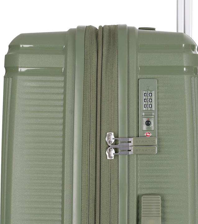 Actual product image Stratic Straw T 4-wheel trolley M 67 cm with expansion fold (70 l, M (50 - 90l))