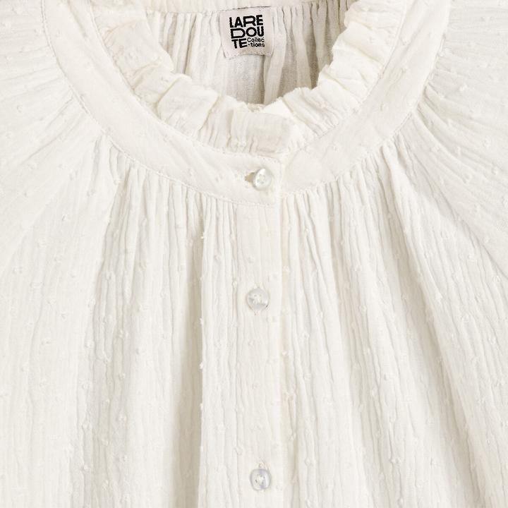 Produktbild La Redoute Collections Weite Bluse mit Stehkragen & Plumetismuster (134)