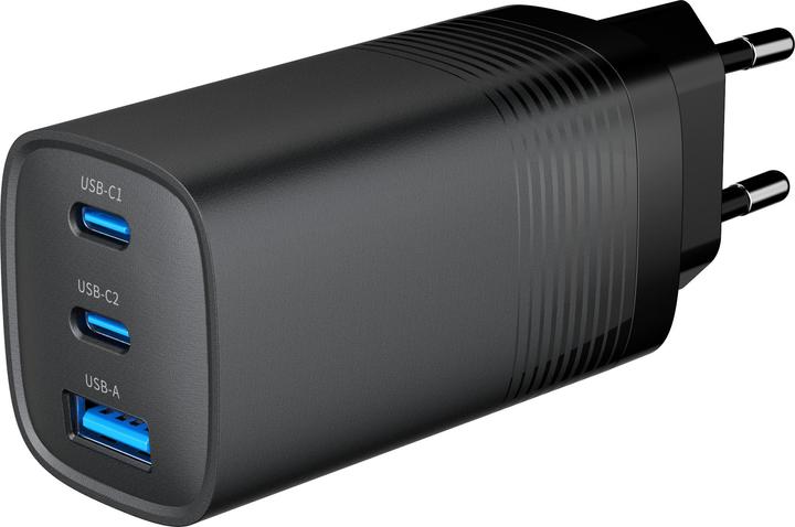 Immagine prodotto Gembird Caricatore Power Delivery 1xA 2xC GaN Nero (65 W)