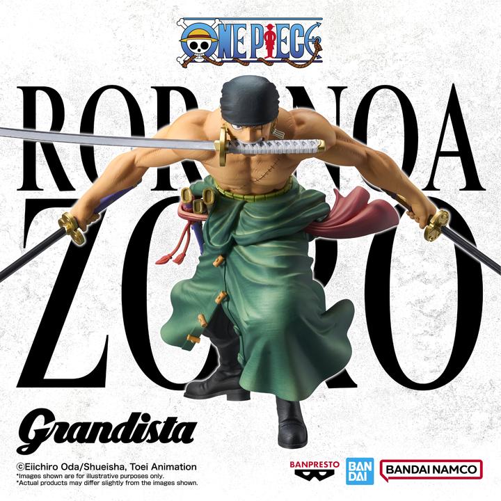 Image du produit Banpresto One Piece - Roronoa Zoro Grandista Nero