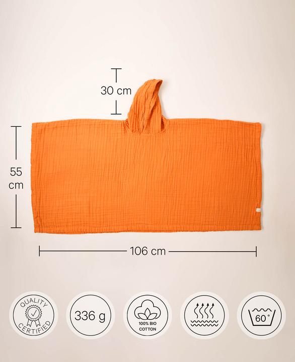 Image du produit Esmée Peignoir de bain enfant, poncho (86, 92)