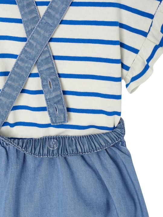 Produktbild Vertbaudet Mädchen Baby-Set: T-Shirt & Trägerrock (80)