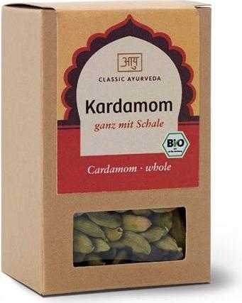 Classic Ayurveda Cardamom, whole with peel, organic (50 g)