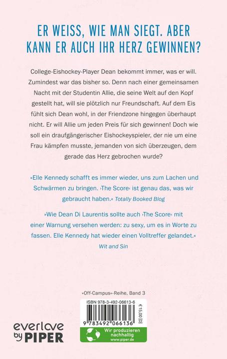 Actual product image The Score – Mitten ins Herz (German, Elle Kennedy, Christina Kagerer, 2024)