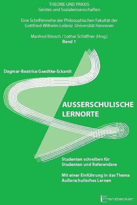 Image du produit Ausserschulische Lernorte (Allemand, Dagmar-Beatrice Gaedtke-Eckardt, 2007)