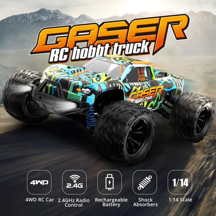 Actual product image Es-toys RC Electric Monster Truck Gaser (RTF Ready-To-Fly)