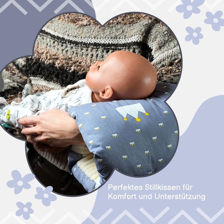 Produktbild Hermex Baby-Stillkissen Lagerungskissen Arm-Stützkissen Lagerungsrolle Entlastungspolster (26.50 cm)