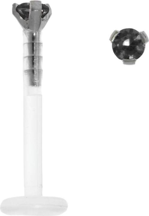 Bijouteria Piercing für Lippe/Tragus (Bioplast, Kristall, Titan)