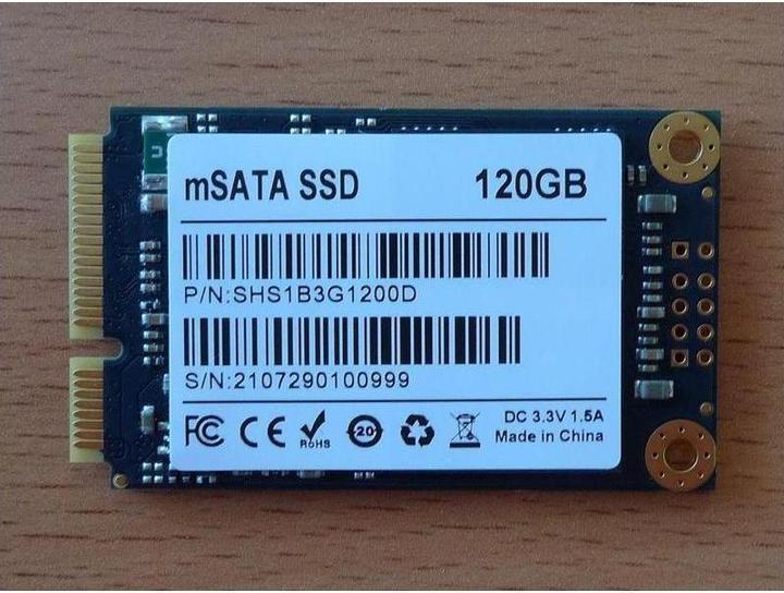 PC Engines MSATA120D - 120GB SSD, 2.3 Zoll, mini SATA (120 GB, mSATA)