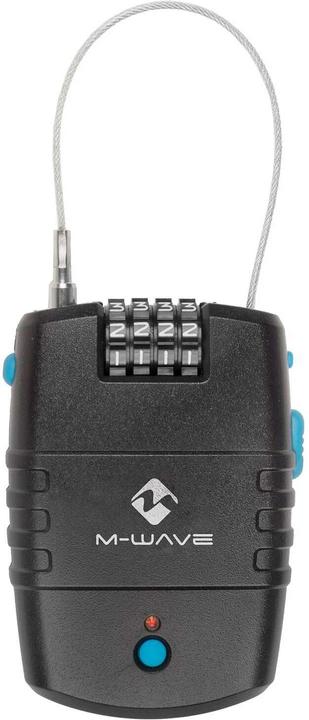 M-Wave Kabelschloss LOCK'N'ROL Schwar (60 cm)