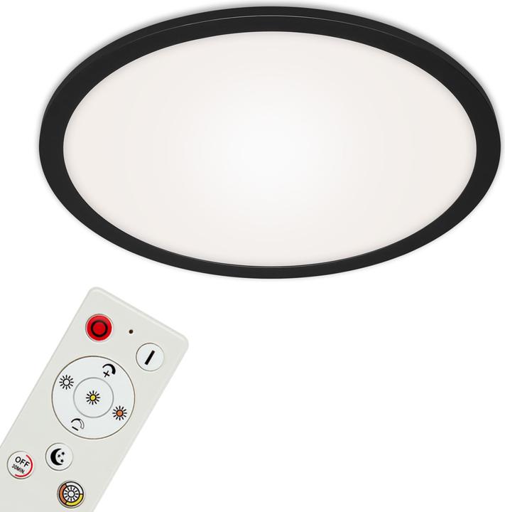 Image du produit Briloner Panneau LED CCT, noir, LED/24W (2200 lm)