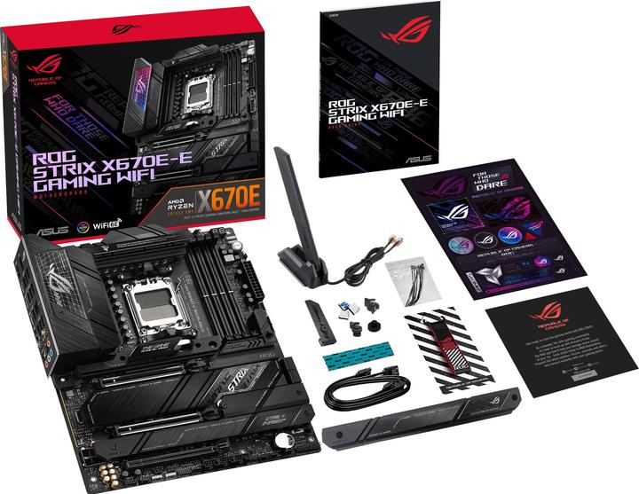 Image du produit ASUS ROG Strix X670E-E Gaming Wifi (AM5, AMD X670E, ATX)