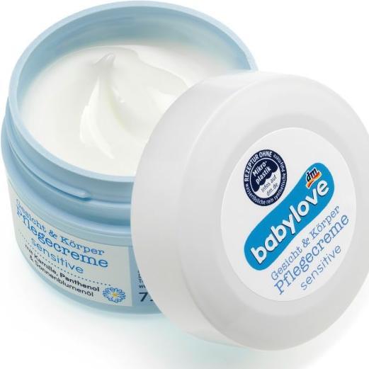 Actual product image dm babylove Care cream sensitive