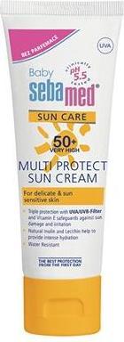 Actual product image Sebamed Sunscreen Without Perfume Of 50+ Baby Multi Protect Sun Cream 75 Ml (Suntan cream, SPF 50+, 75 ml)