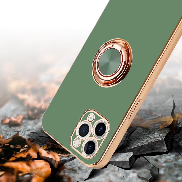 Actual product image Cadorabo Case for Apple iPhone 11 PRO MAX in TPU with camera protection and ring LM089 Style (Apple iPhone 11 Pro Max)