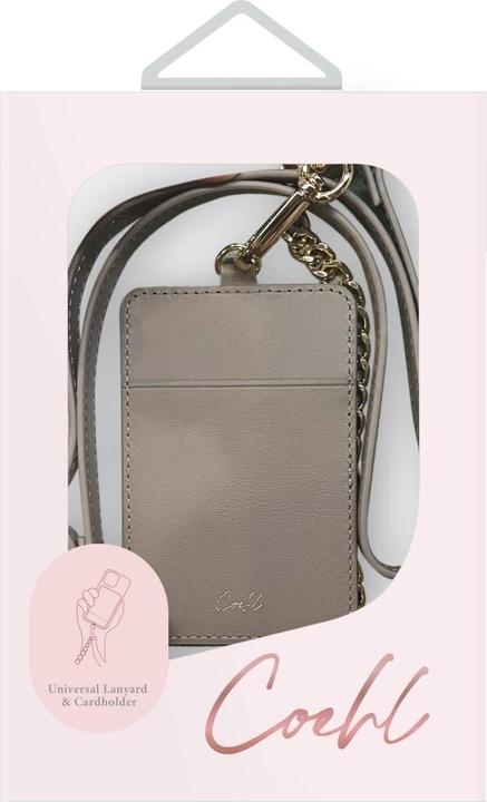 Produktbild Uniq Universal 3-in-1 phone lanyard Coehl Caryne with card wallet pebble