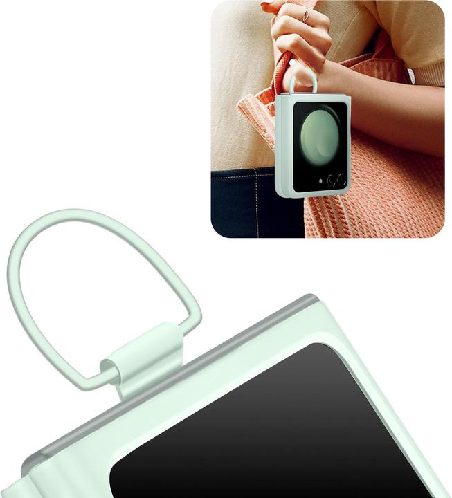 Immagine prodotto Samsung Custodia in silicone con anello (Samsung Galaxy Z Flip5)