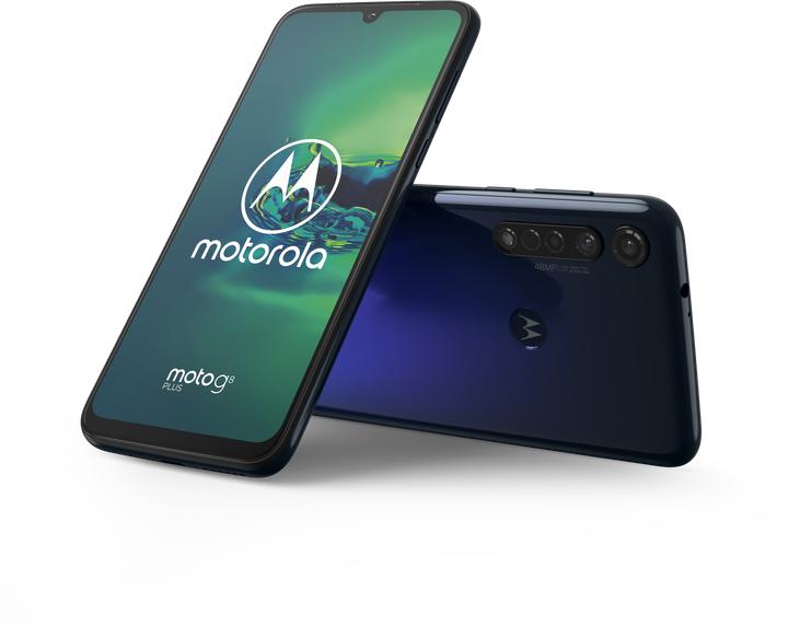 Produktbild Motorola G8 Plus (64 GB, Dunkelblau, 6.30", Hybrid Dual SIM, 4G)