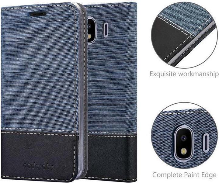 Image du produit Cadorabo Couverture look jeans Book (Samsung Galaxy J4 (2018))