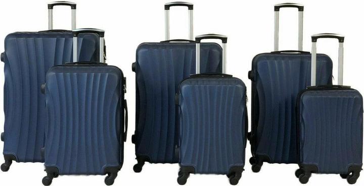 Trolleymax Trolleymaxx Reisekoffer Blau (M (50 - 90l))