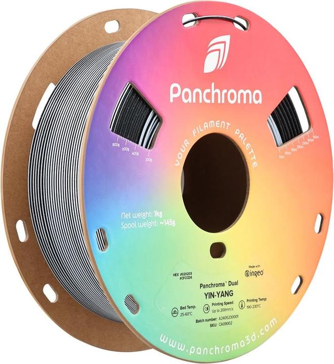 Immagine prodotto Polymaker Panchroma™ Dual Special PLA (PLA, 1.75 mm, 1000 g, Multicolore)