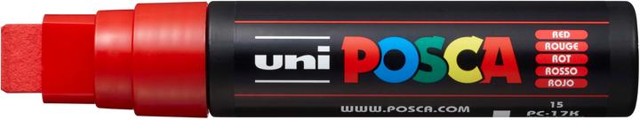 Actual product image Posca Marker PC-17K rectangular tip (Red, 15 mm, 1 x)
