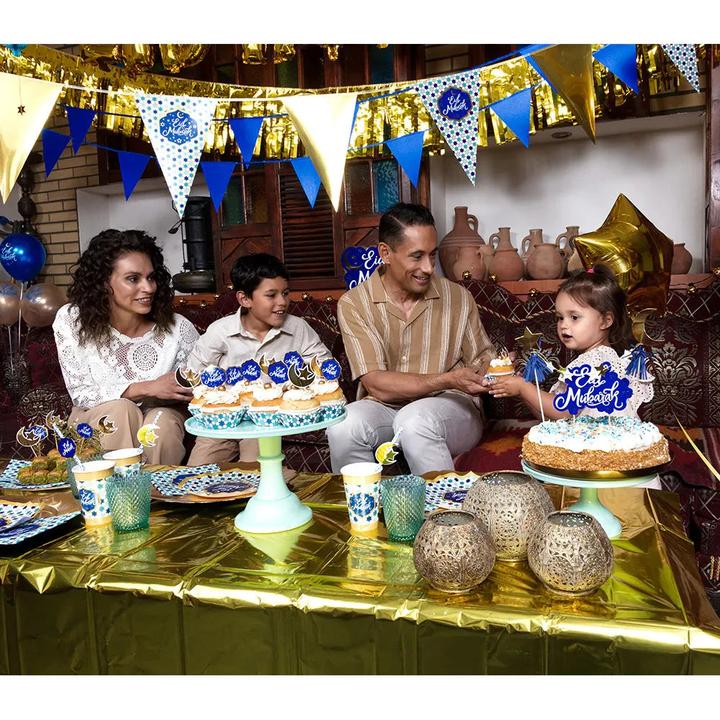 Produktbild Boland Folienballongirlande 'Eid Mubarak' Gold (1 x)
