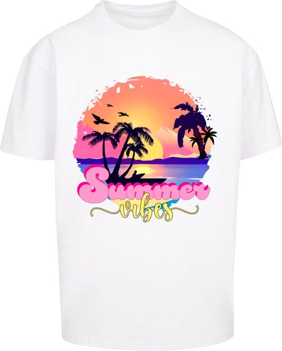 Actual product image Merchcode Summer Vibes Sunset Heavy Oversized Tee - 117175 (L)
