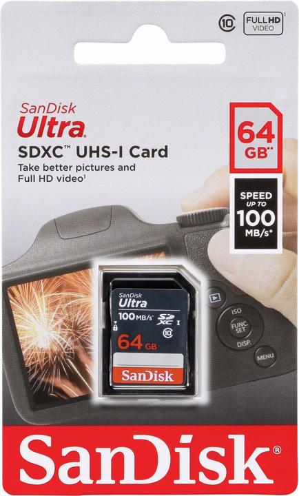 Immagine prodotto SanDisk Ultra (64 GB, SDXC, U1, UHS-I)
