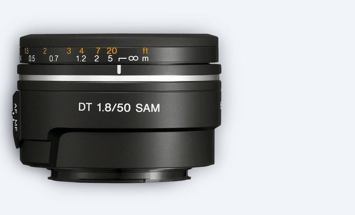 Actual product image Sony DT 50mm f/1.8 SAM, APS-C A-mount (Sony A, APS-C / DX)