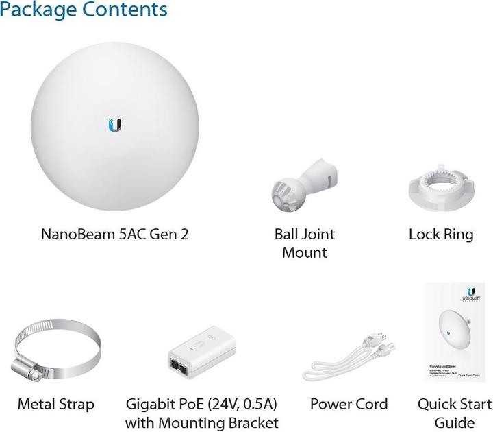 Produktbild Ubiquiti NBE-5AC-Gen2 (450 Mbit/s)