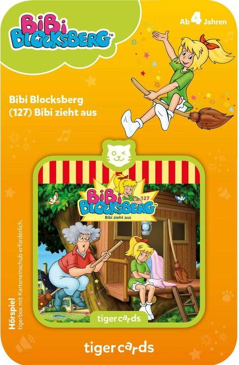 Actual product image Tigermedia Tigercard Bibi Blocksberg moves out (Episode 127) (German)
