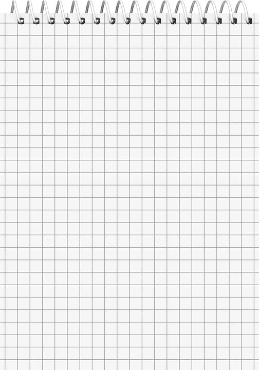 Image du produit Spiralnotizblock (A6, Quadrillé, Non contraignant)