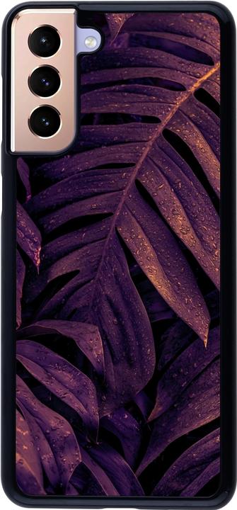 Produktbild PhoneLook Hülle Purple Light Leaves (Samsung Galaxy S21+ 5G)