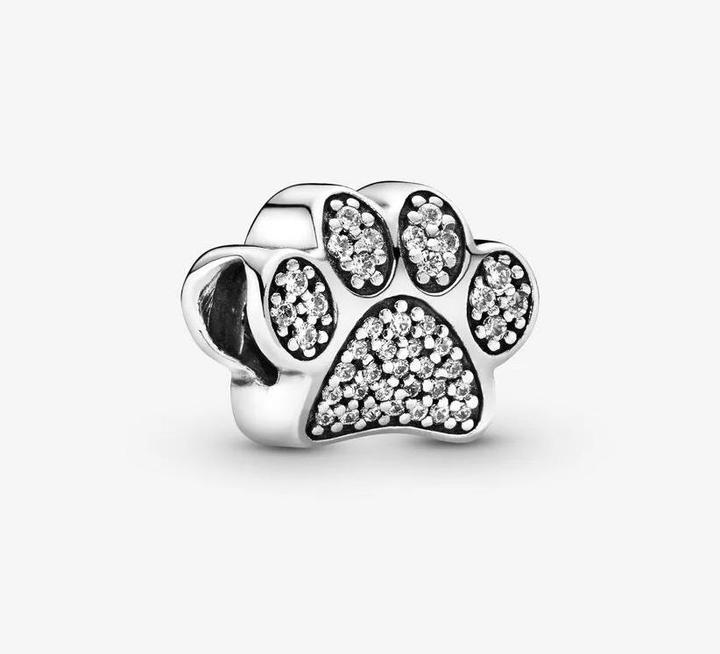 Image du produit Pandora Charm Empreinte de patte scintillante (Argent)
