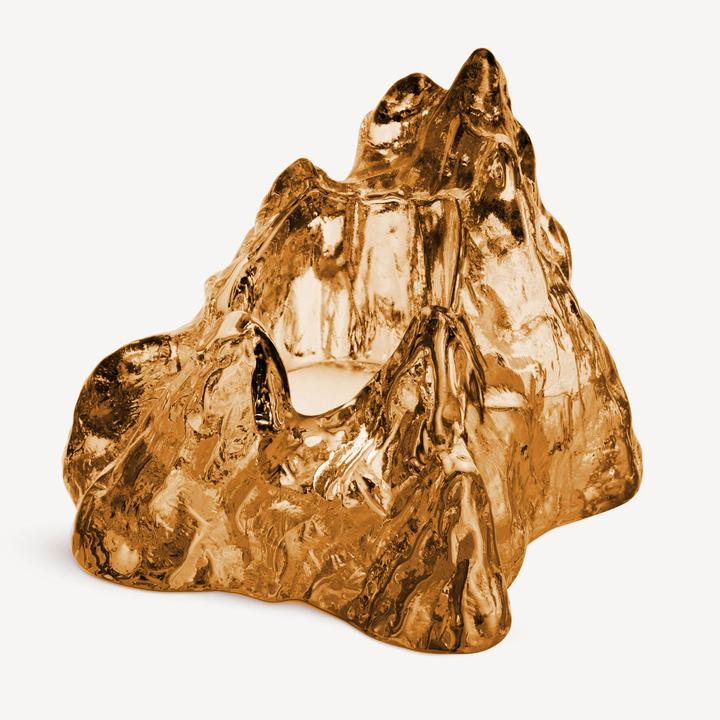 Produktbild Kosta Boda The Rock Kerzenhalter Amber