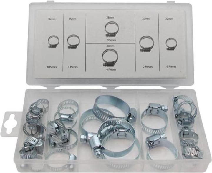 Perel Set di fascette stringitubo HAS04, 26 pezzi.