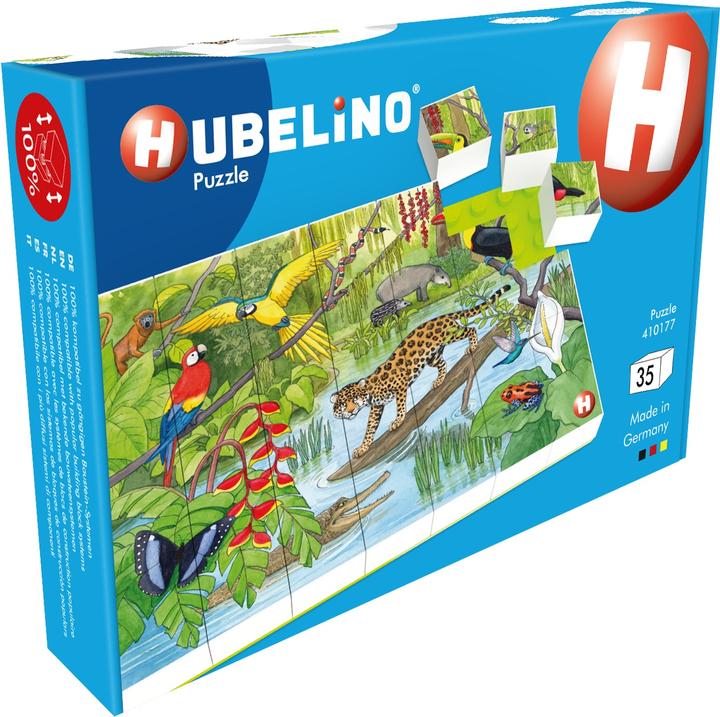 Produktbild Hubelino Puzzle Tierwelt im tropischen Regenwald (35-teilig) (35 Teile)