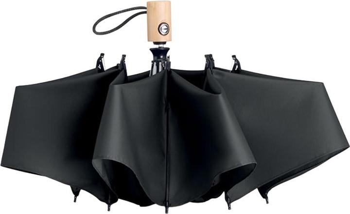 Actual product image MidOcean Leeds Bamboo 190T Folding Umbrella