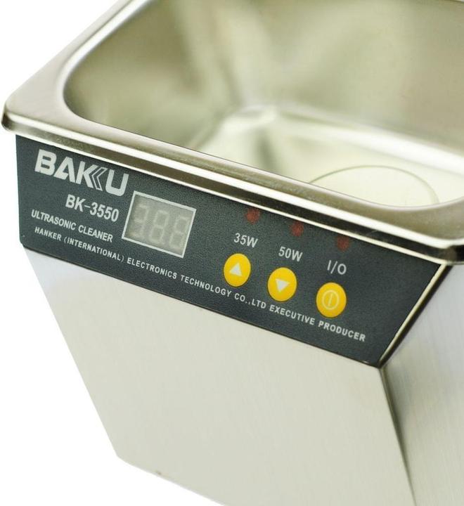 Actual product image Baku Consumables! Ultrasonic Cleaner 35W/50W BK-3550 Digital (40 kHz)