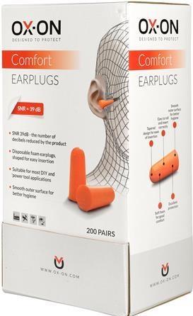 Csdk SL Disposable Earplugs Comfort, 200 pairs (400 x)
