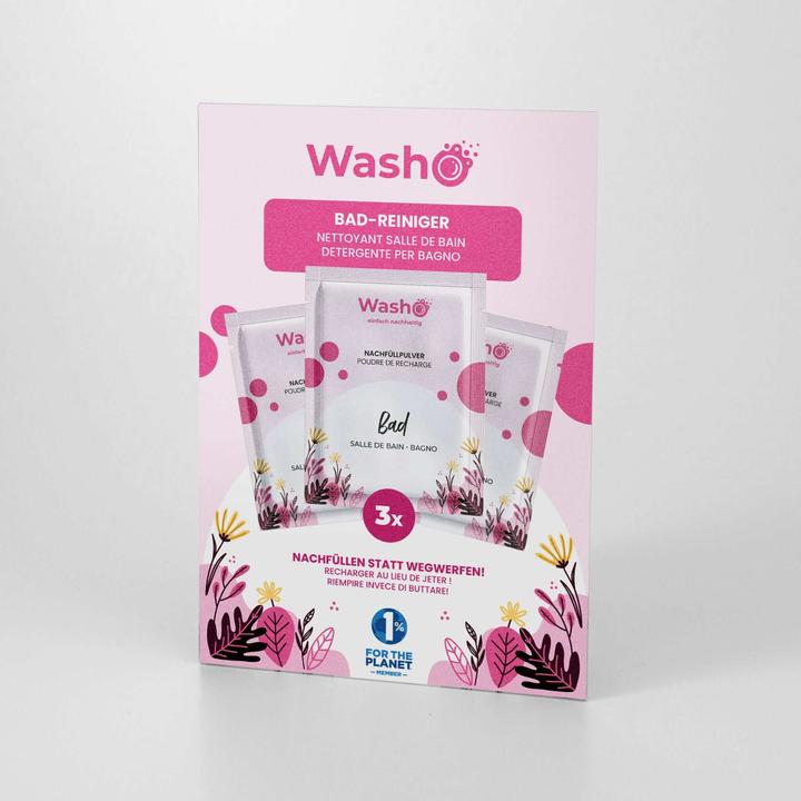 Actual product image Washo Bathroom cleaner powder set