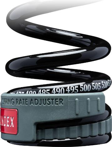 Produktbild Sprindex Trail/Enduro Lightweight Dämpferfeder, Länge 142mm/Federweg 65mmx500-550 lbs (142 mm, 65 mm)