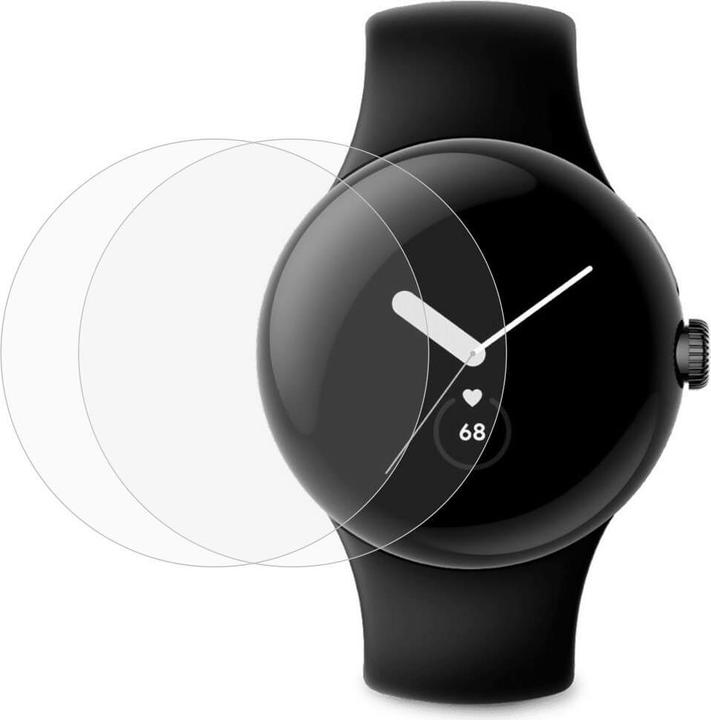 Actual product image Cover-Discount Google Pixel Watch 3 - 41mm - 2Stk. Display Schutzfolie PET