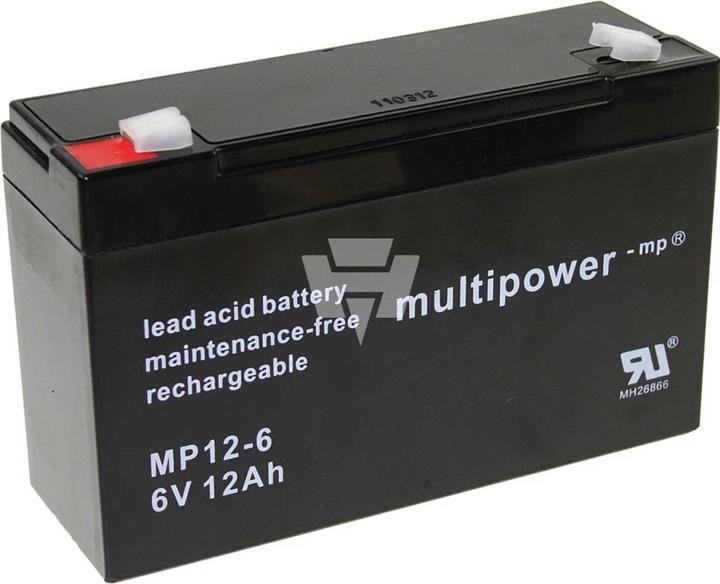 Produktbild Multipower Bleiakku 6V / 12Ah (6 V, 12000 mAh)