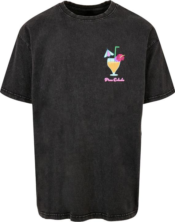 Actual product image Merchcode Pina Colada Acid Washed Heavy Oversized Tee - 112847 (4XL)