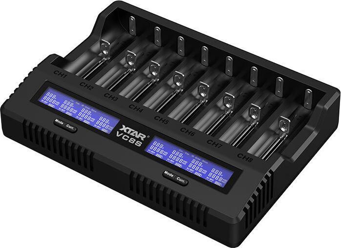 Produktbild Xtar 18650-Akku-Ladegerät VC8S (Ladegerät inkl. Akku)