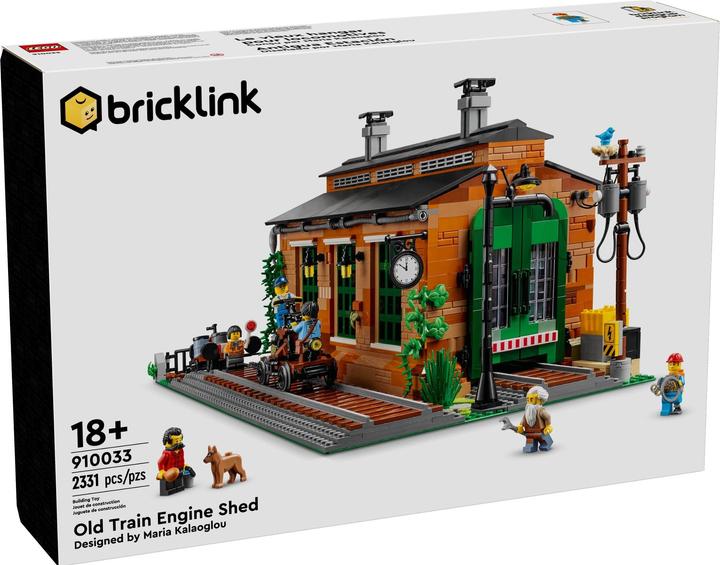 Bricklink Old Train Engine Shed Old Engine Shed - 910033 NEW! Parts 2331x