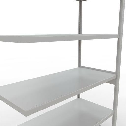Stecksystem Anbauregal MULTIplus250 mit Längenriegel